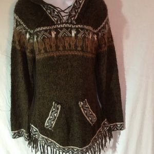 Alpaca knit top